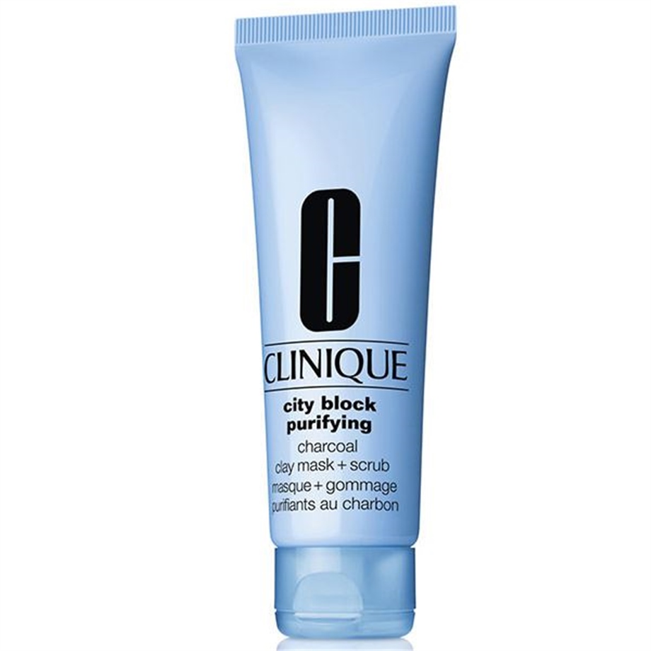 CliniqueCity Block Charcoal Clay Mask+Scrub 100ml