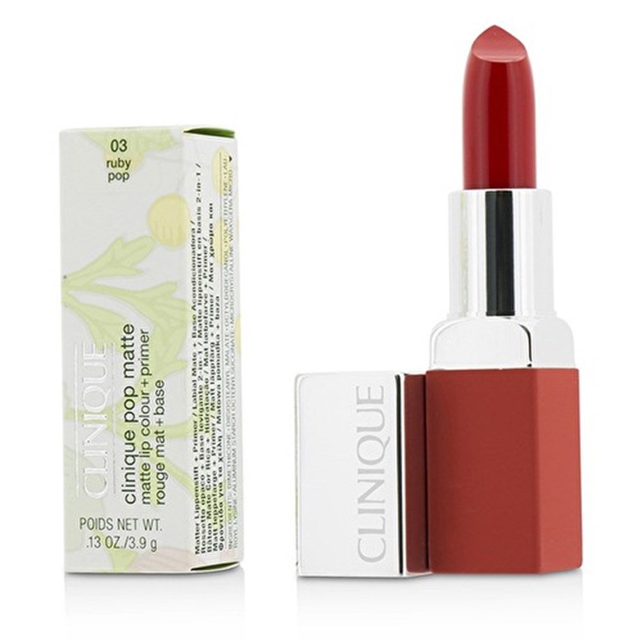 CliniquePop Matte Lip Colour+Primer 03 Ruby Pop