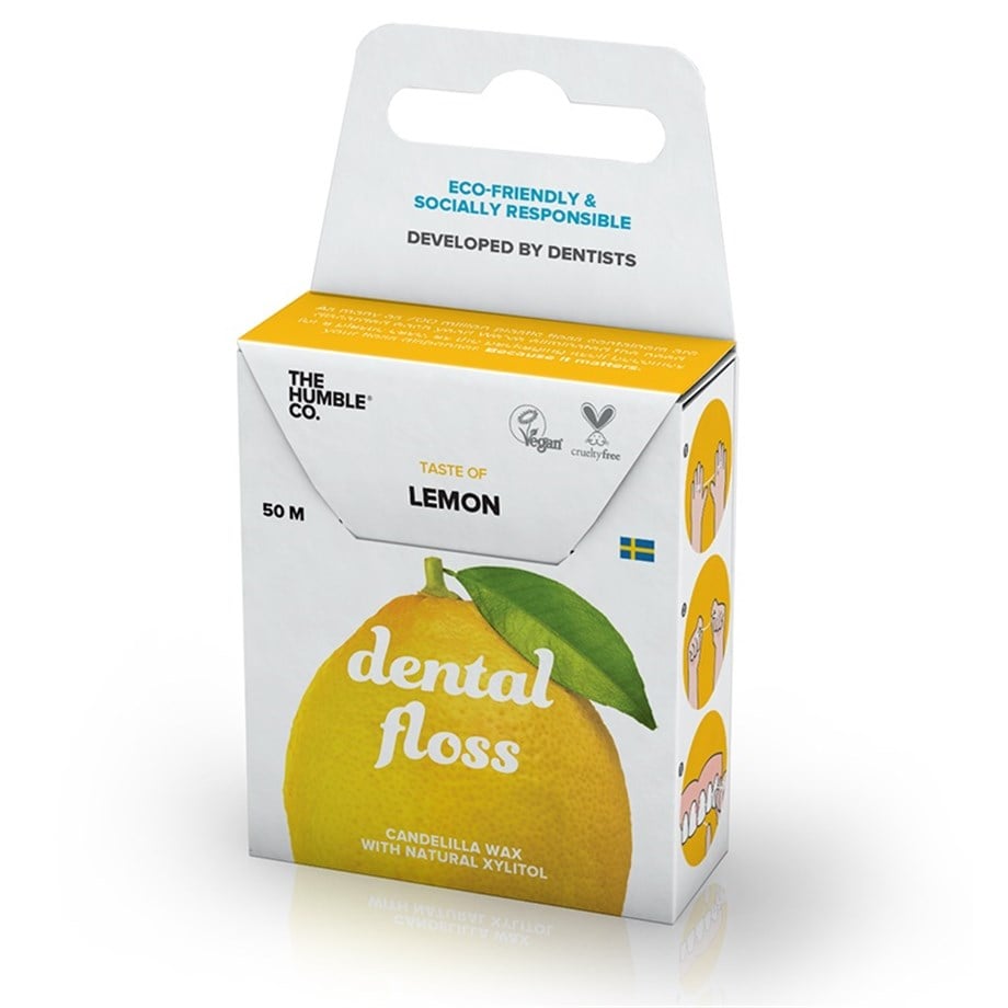 Humble BrushDental Floss 50 M / Lemon - Organik Diş İpi Limon