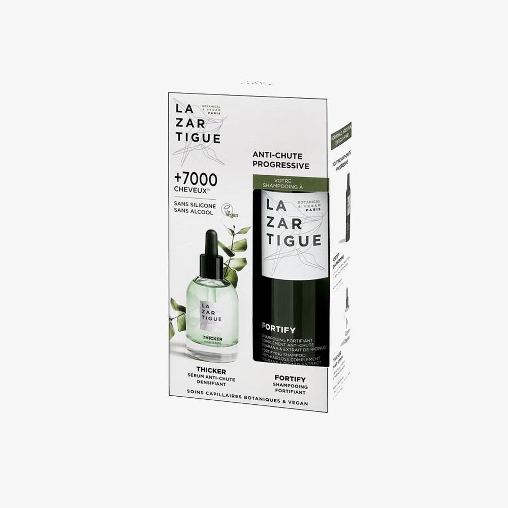 LazartigueFortifying Shampoo & Thicker Serum Set