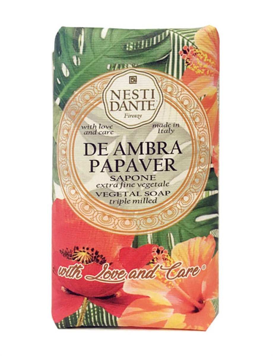 Nesti DanteDe Ambra Papaver Sapone Vegetal Soap 250gr
