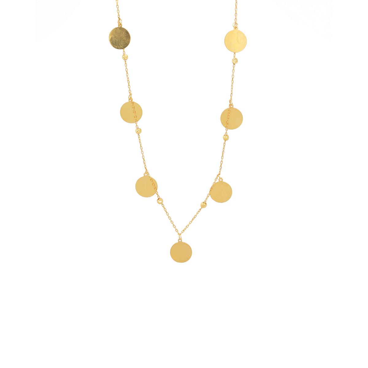 22 AYAR PARA ALTIN KOLYE