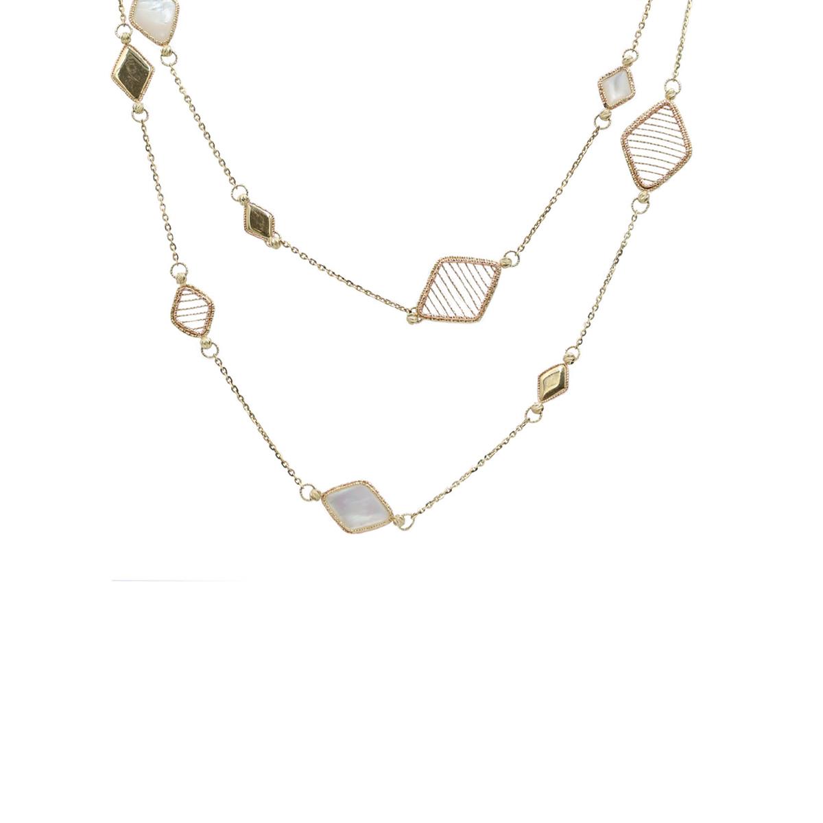 SEDEFLİ TASARIM ALTIN KOLYE