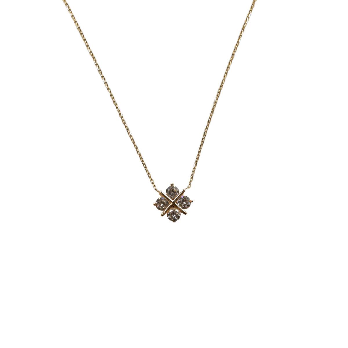 TAŞLI ZARİF ALTIN KOLYE