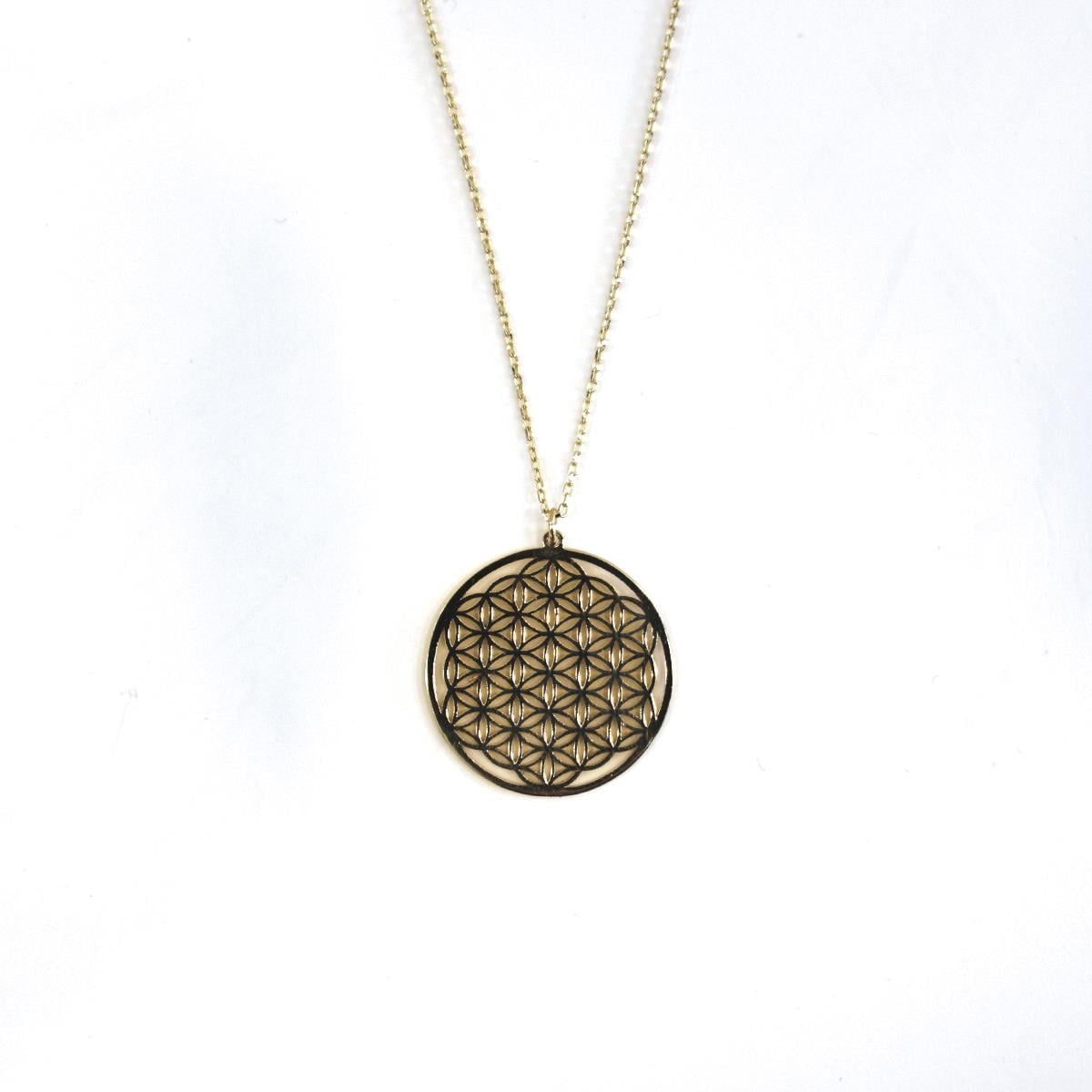 YAŞAM ÇİÇEĞİ ALTIN KOLYE