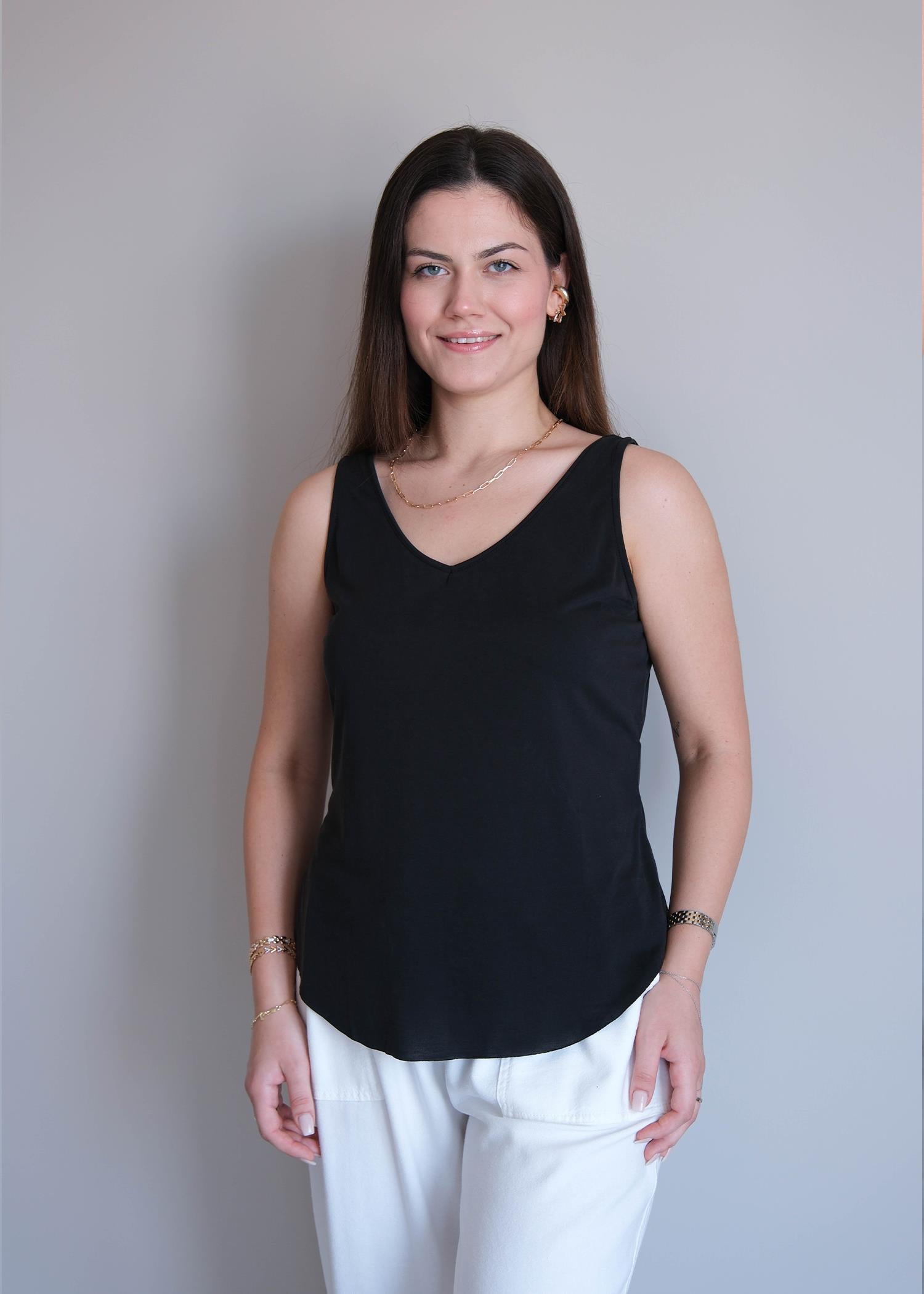 Askılı Atlet Siyah