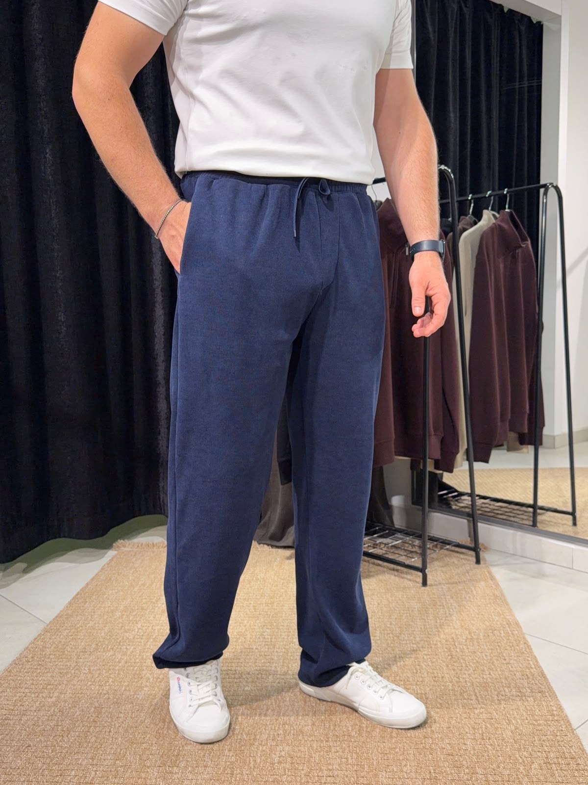 Fitilli Pantolon Lacivert