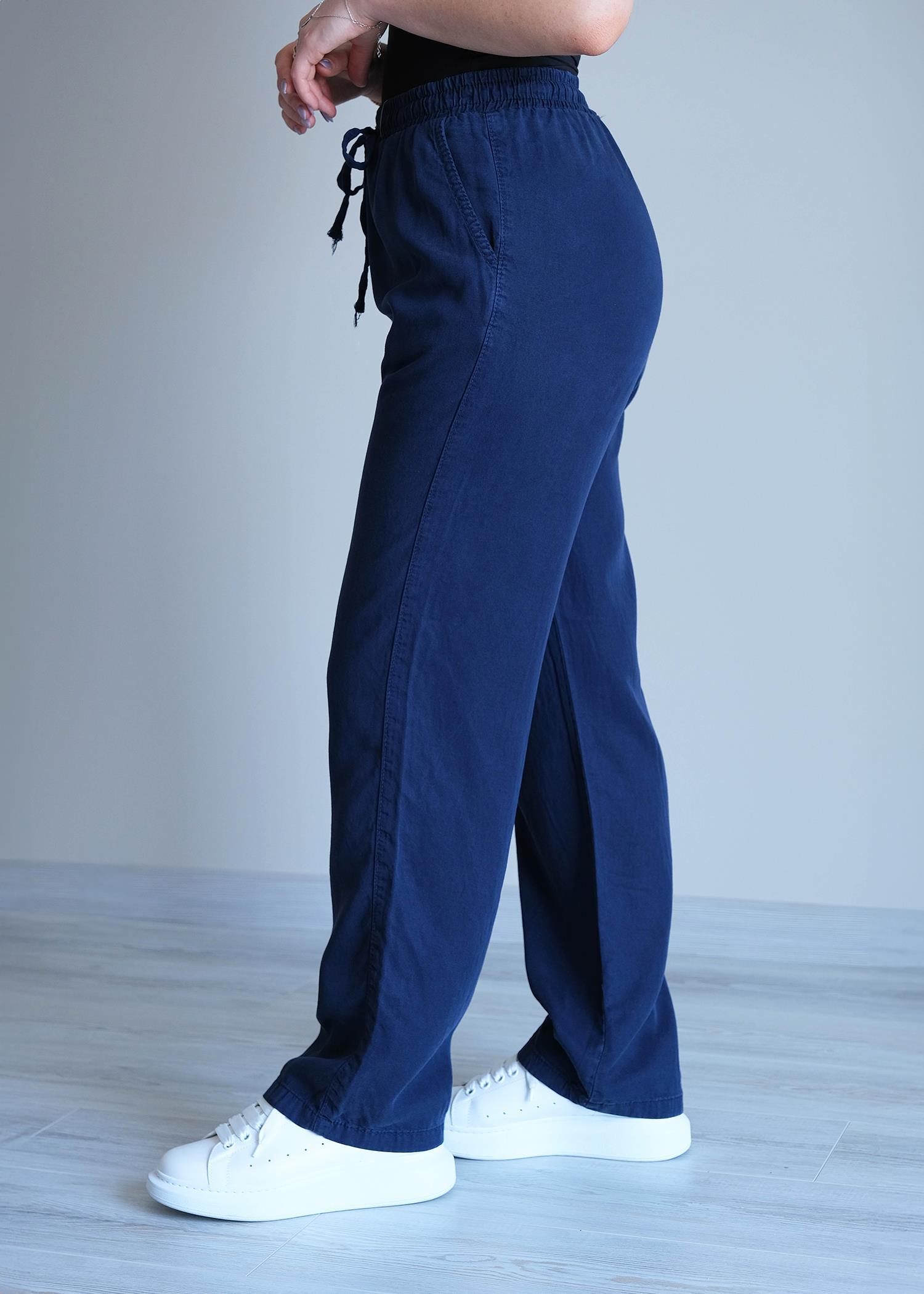 Bol Paça Salaş Pantolon 076 LACİVERT