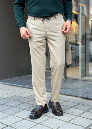 Jogger Pantolon Bej