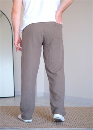 Müslin Pantolon Kül