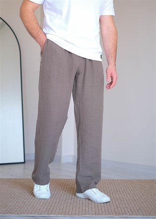 Müslin Pantolon Kül