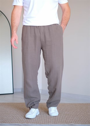 Müslin Pantolon Kül