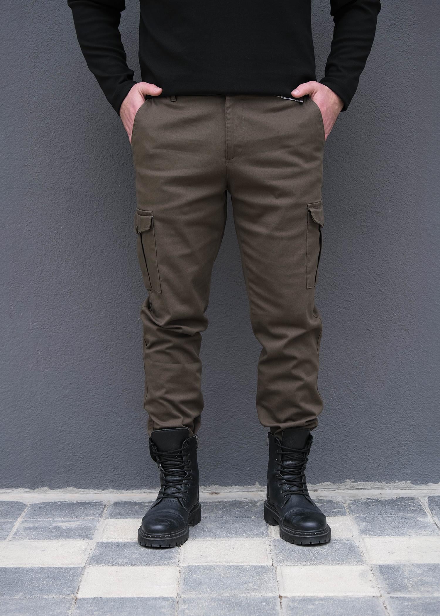 Erkek Kargo Cep Pantolon 1073LAV25K Haki