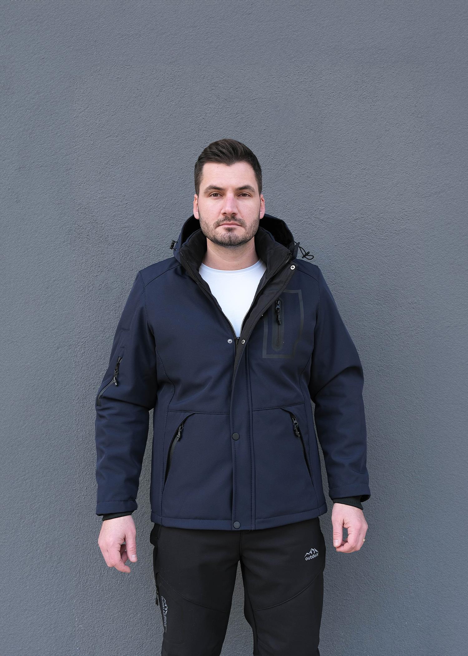 Erkek Outdoor Mont 758KGA25K Lacivert