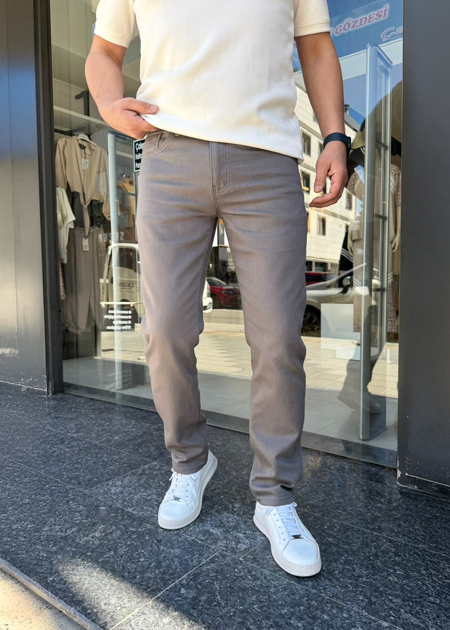 Relaxfit Pantolon Antrasit