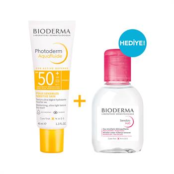 Bioderma Photoderm Aquafluide SPF50+ 40 ml + Sensibio H2O 100 ml