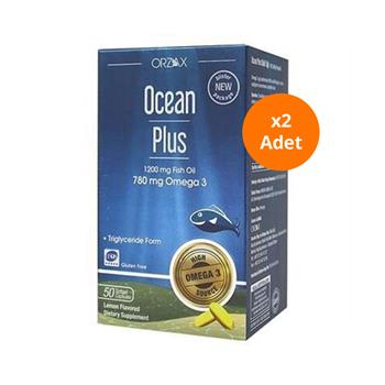 Orzax Ocean Plus 1200 mg 50 Kapsül x2
