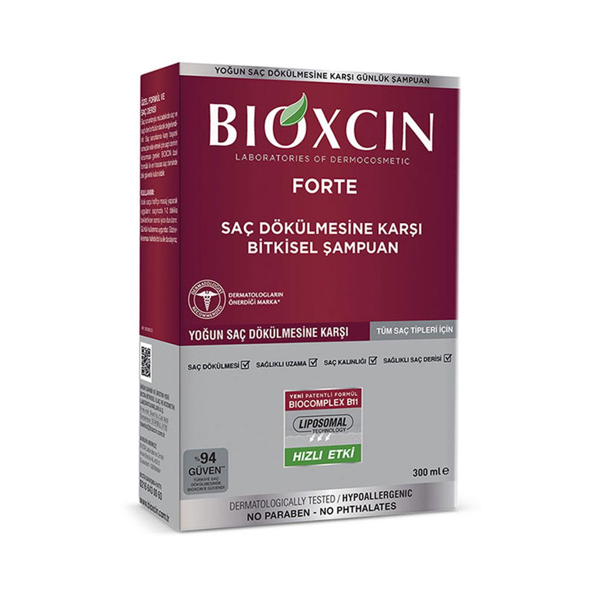 Bioxcin Forte Yoğun Dökülme Karşıtı Şampuan (Tüm Saç Tipleri İçin) 300 ml -  Daffne