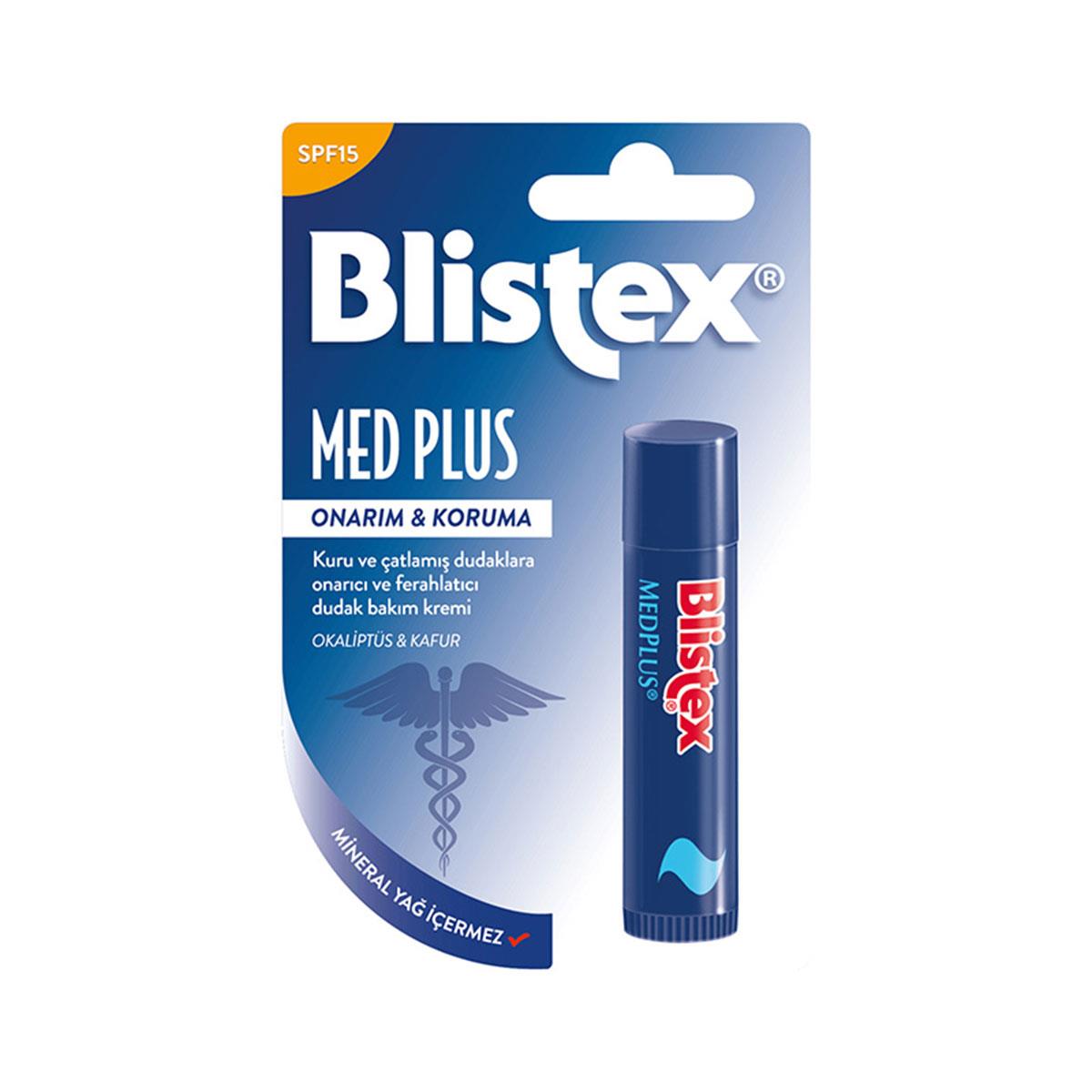 Blistex MedPlus SPF15 Kuru ve Çatlamış Dudaklara Stick Dudak Bakım Kremi  4.25 ml - Daffne