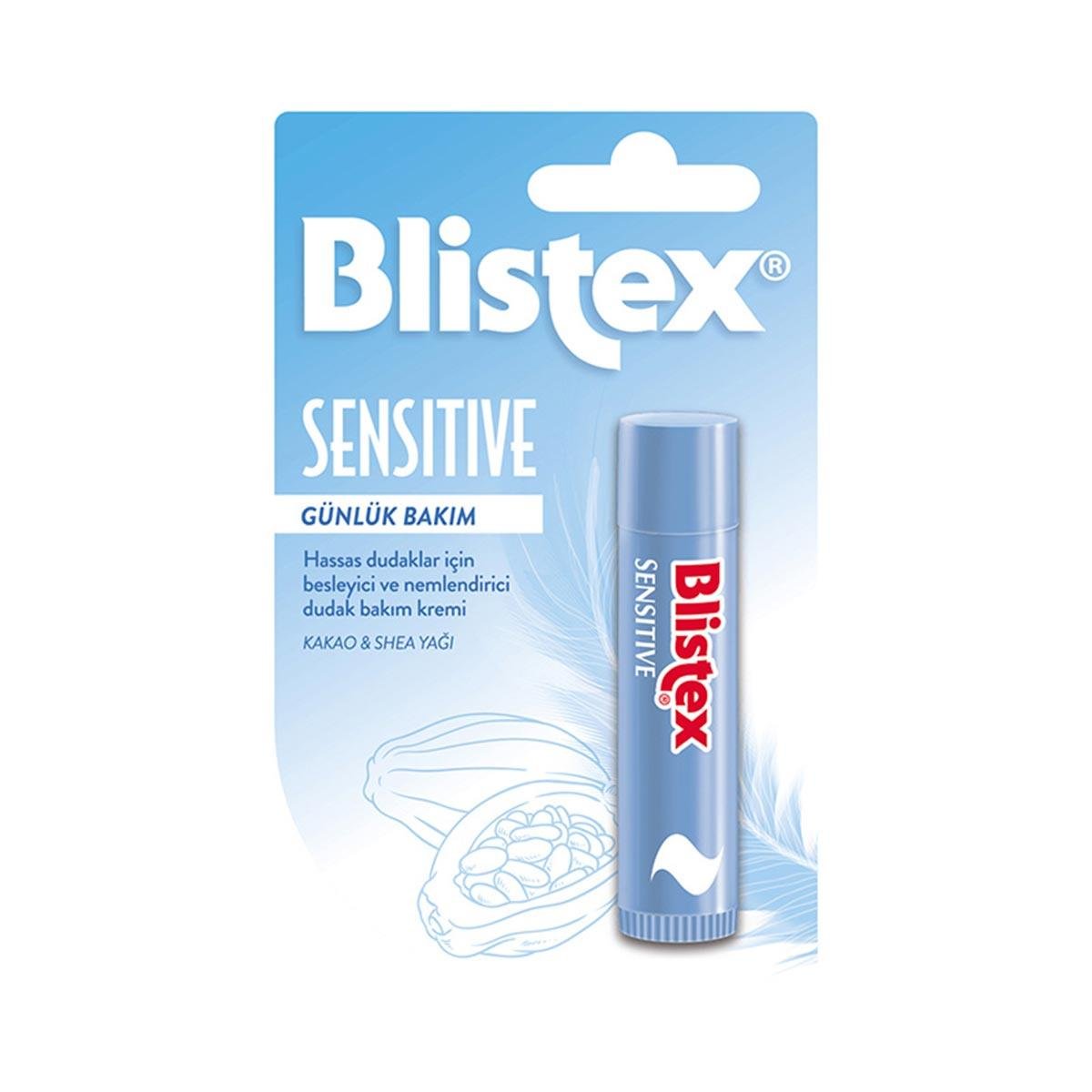 Blistex Sensitive Hassas Dudaklar İçin Besleyici ve Nemlendirici Dudak  Bakım Kremi 3.7 gr - Daffne