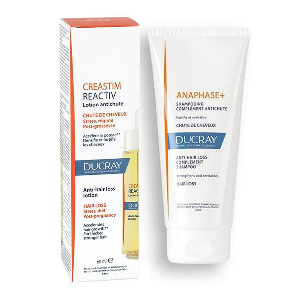 Ducray Creastim Reactiv Saç Dökülmesine Karşı Losyon 60 ml + Anaphase Saç  Dökülme Karşıtı Şampuan 100 ml - Daffne