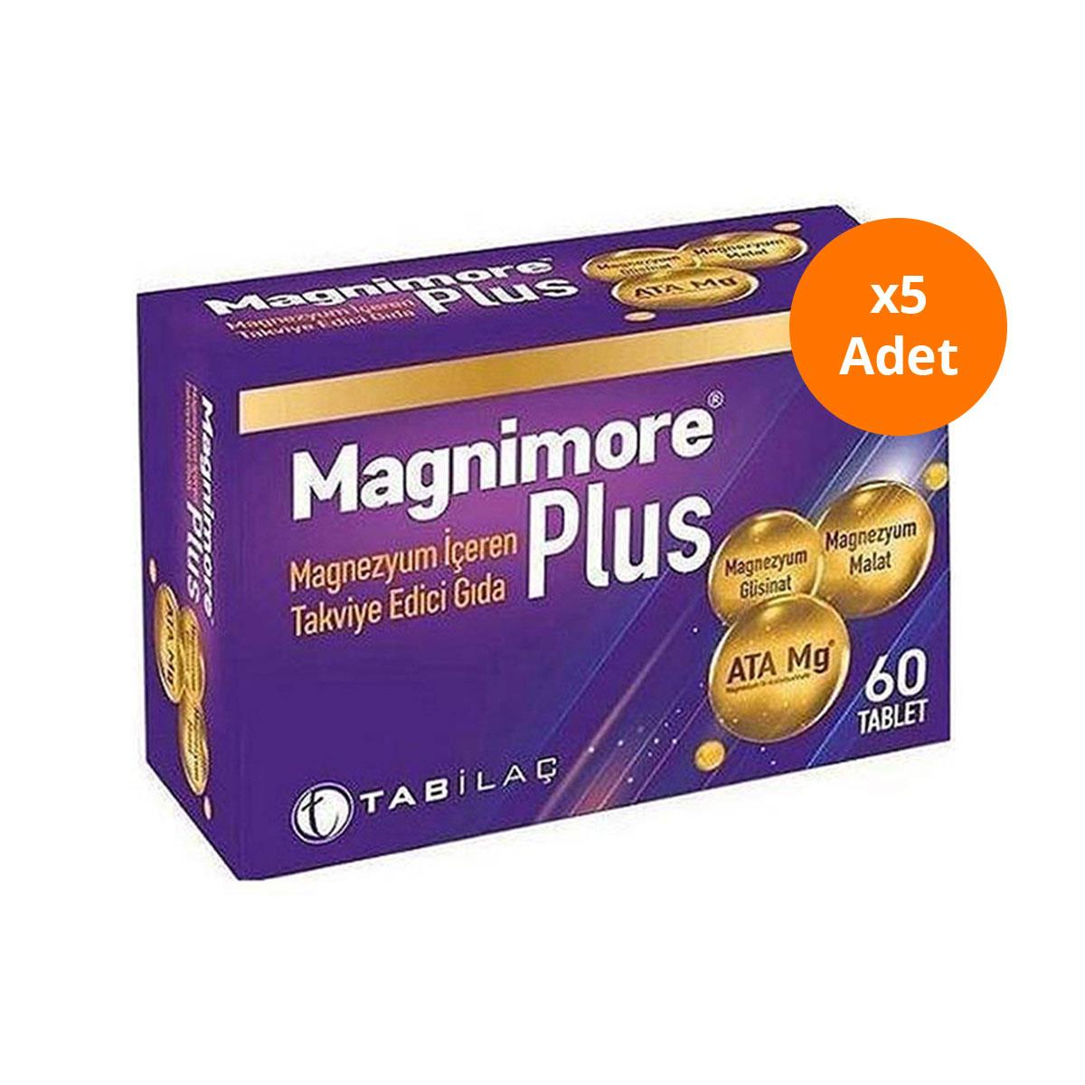 Magnimore Plus 60 Tablet 5'li Paket - Daffne