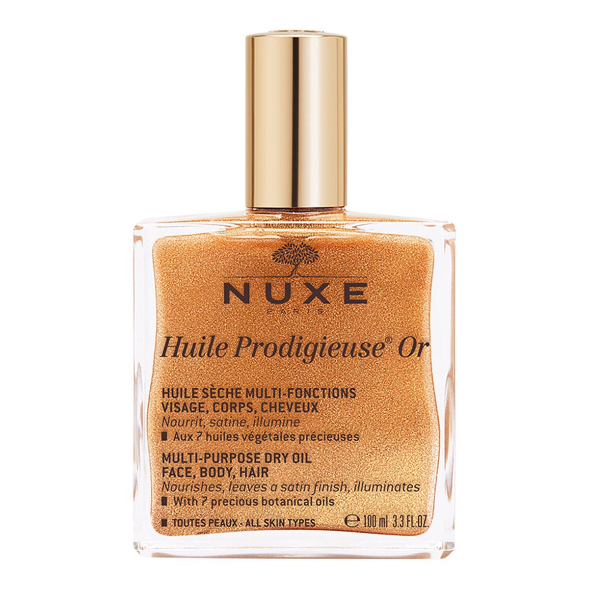 Nuxe Huile Prodigieuse Or Altın Parıltılı Çok Amaçlı Kuru Yağ (Yüz, Vücut,  Saç) 100 ml - Daffne