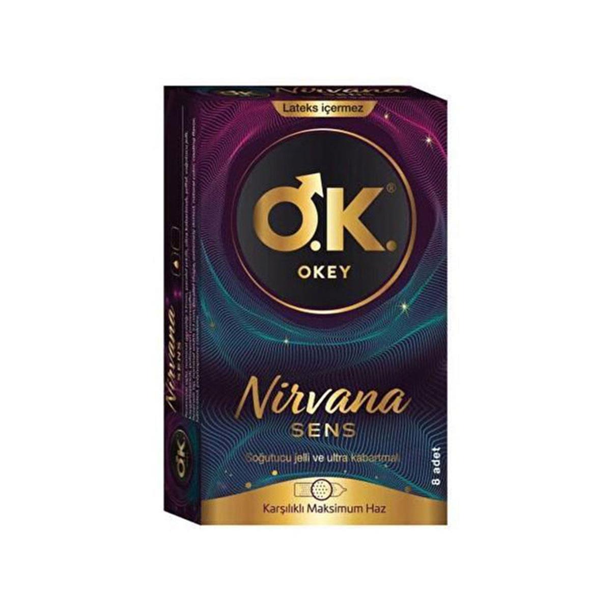 Okey Prezervatif Nirvana Sens 8'li - Daffne