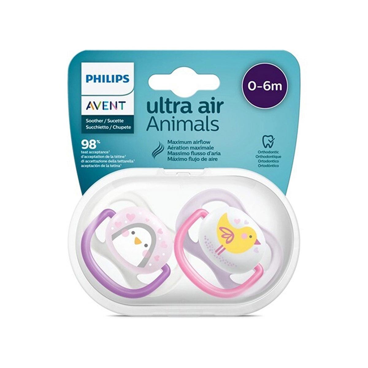 Philips Avent Ultra Air Animals Emzik 0-6 Ay 2'li (Hayvan Desenli) - Daffne