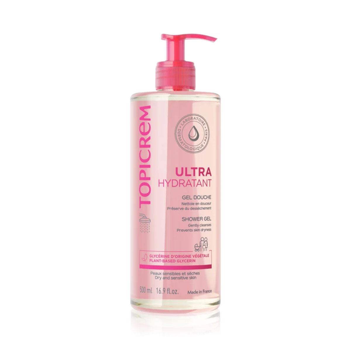 Topicrem Ultra Moisturizing Shower Gel 500 ml - Daffne