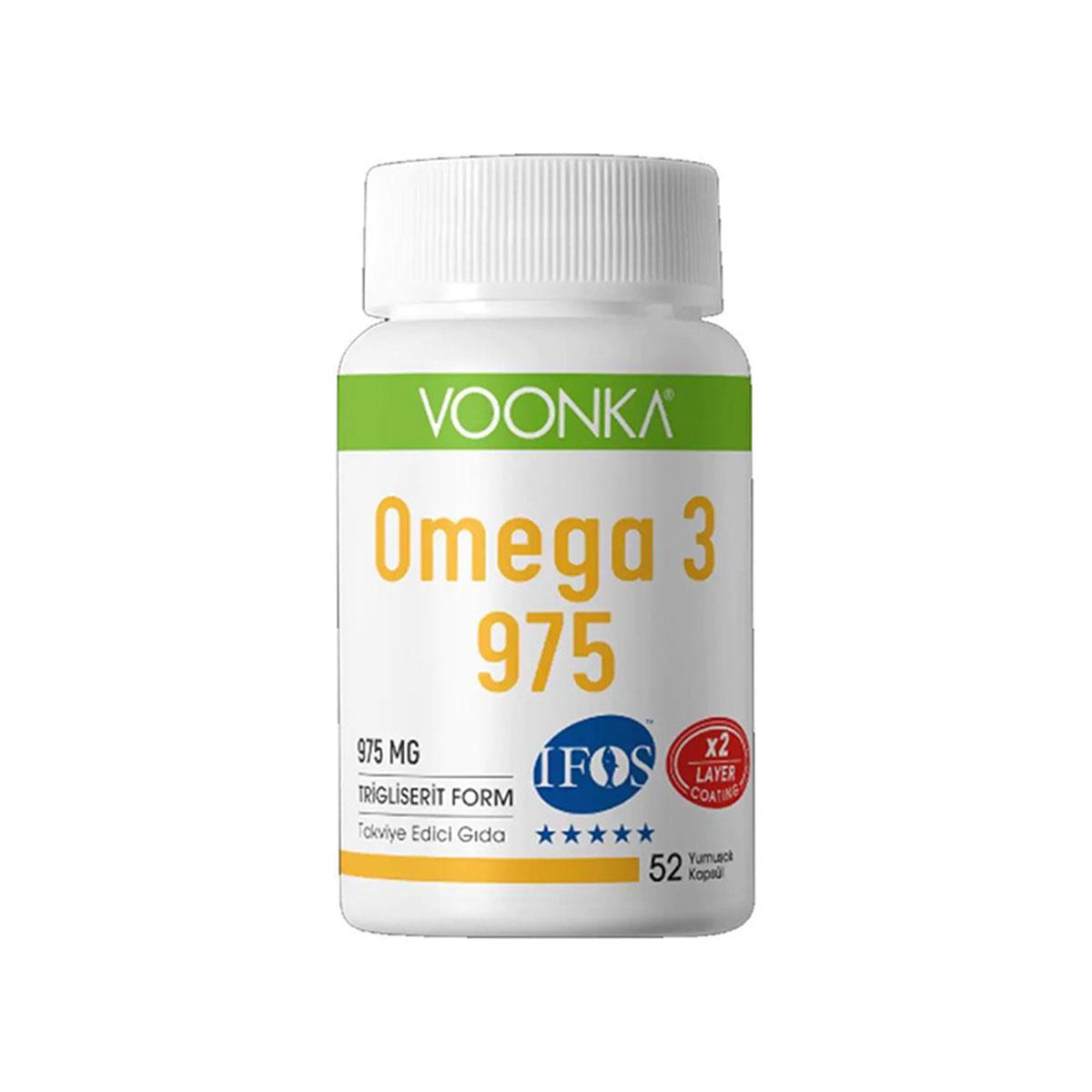 Voonka Omega3 975 mg 52 Kapsül Daffne