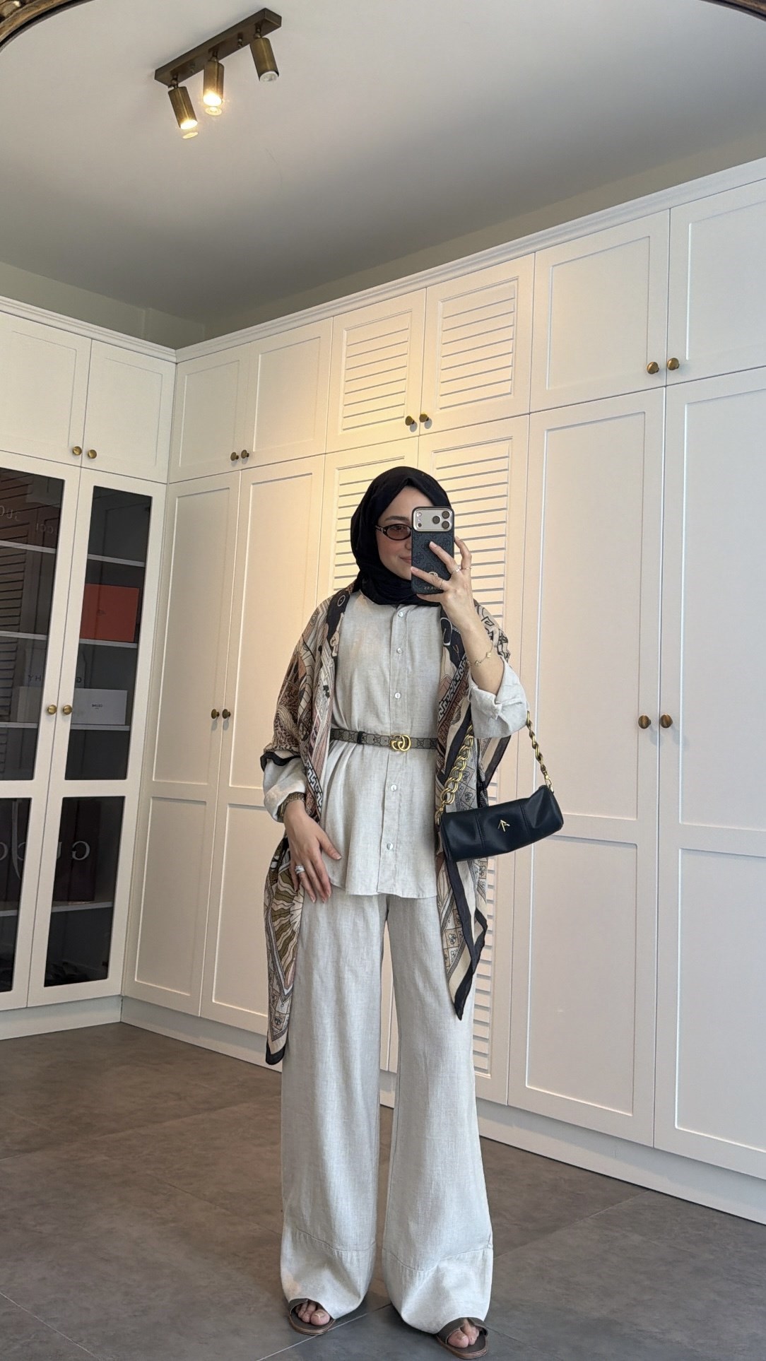 Ham Keten Oversize Takım Taş