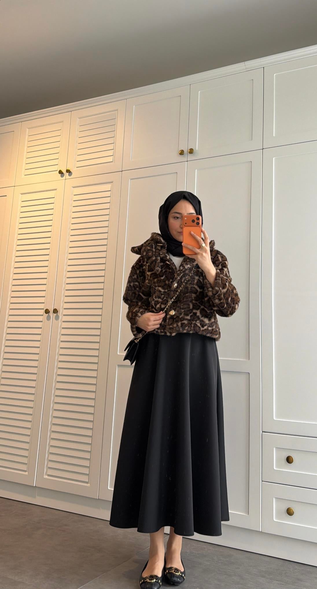 Leopar Tasarım Ceket