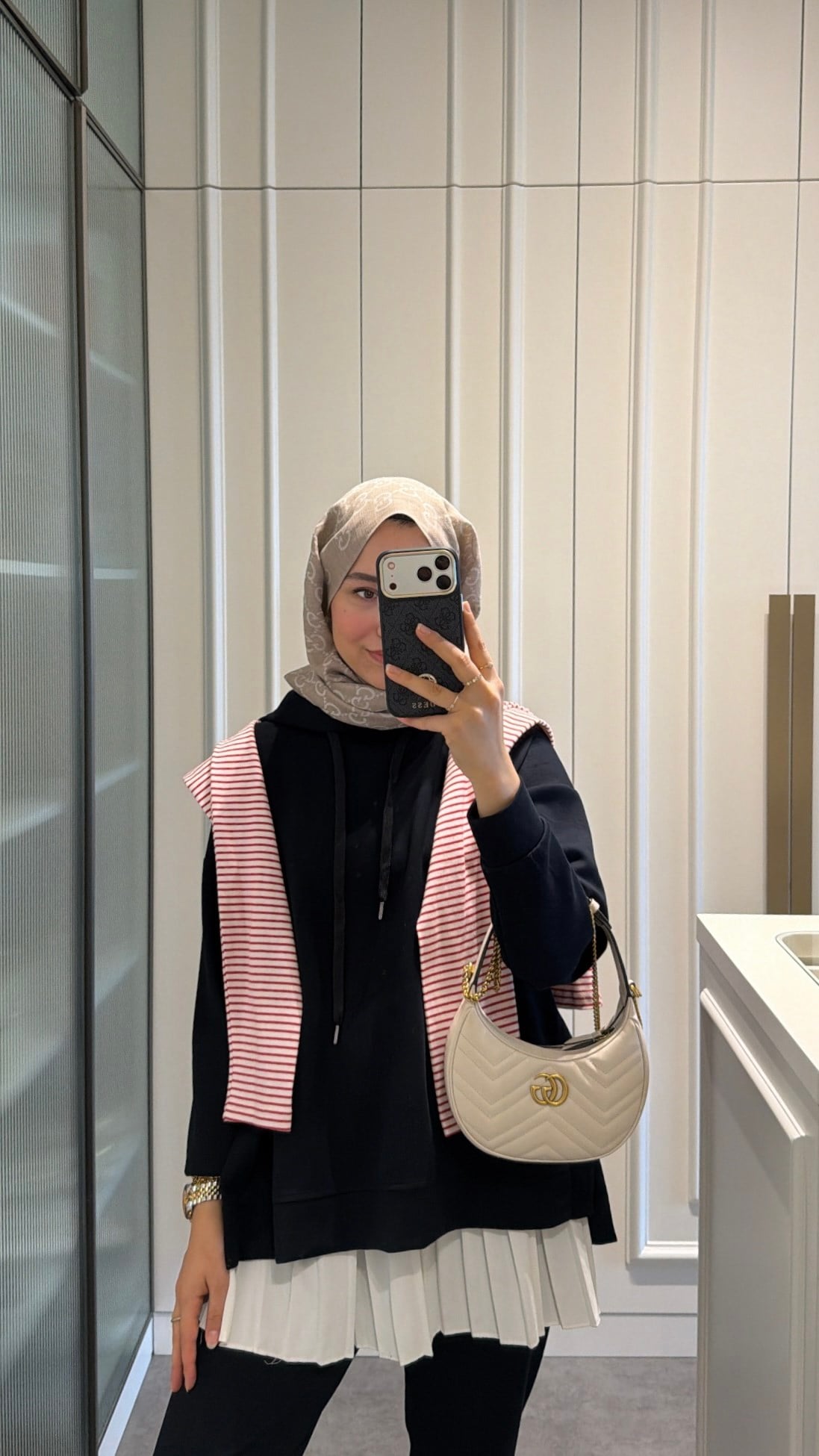 Oysh Kapşonlu Sweat Takım Siyah