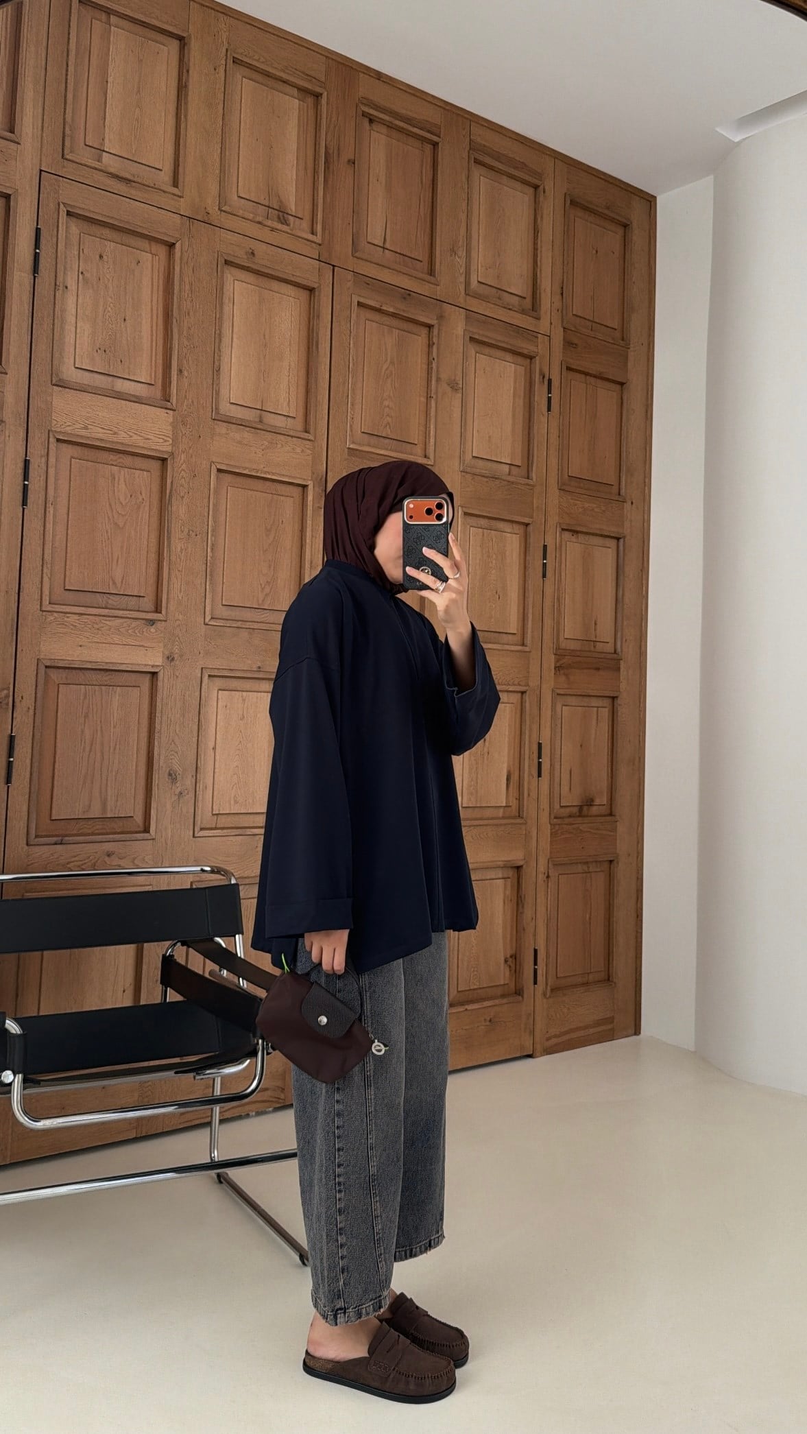Premium Oversize Basic  Sweat Lacivert