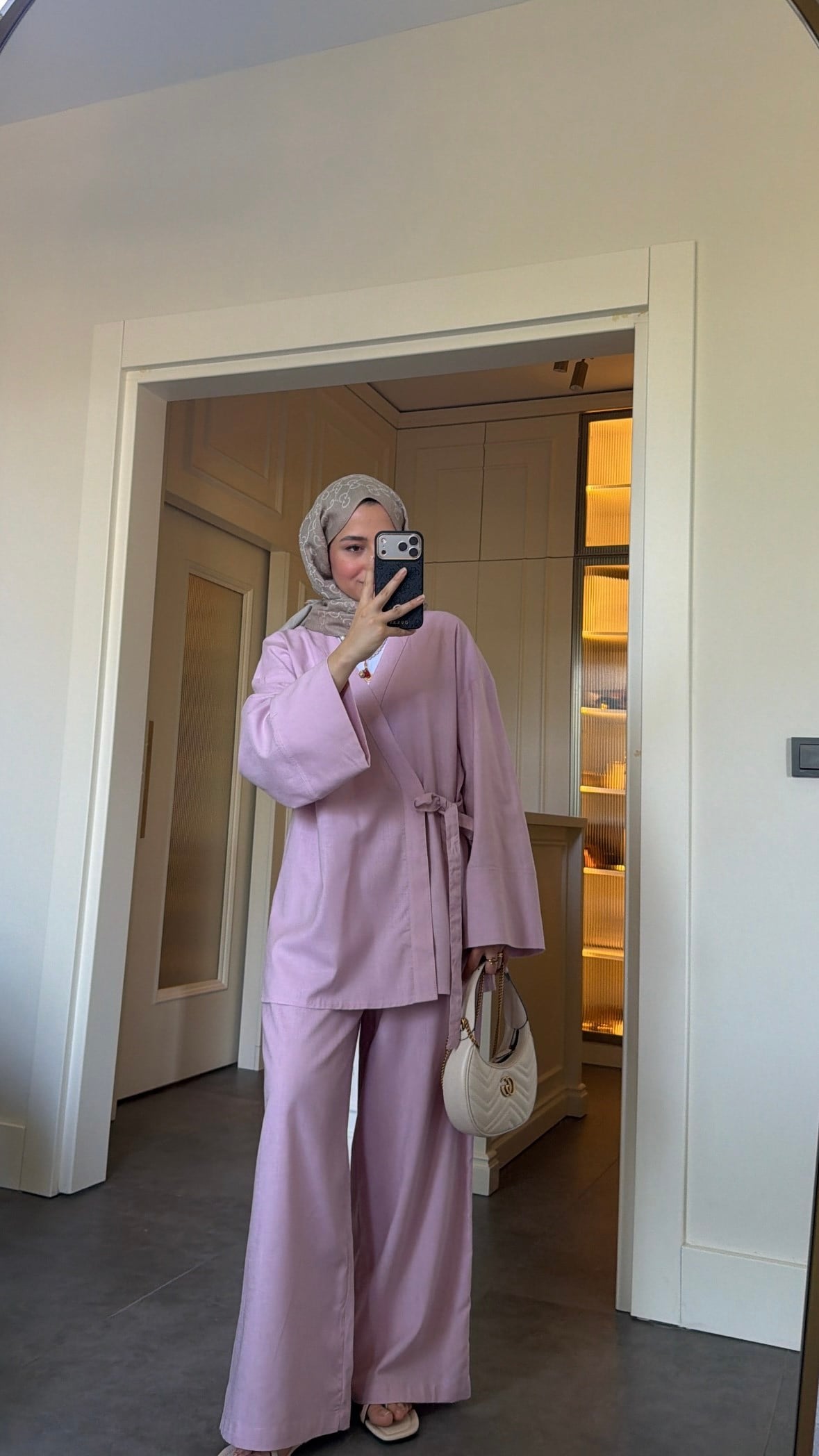 Yandan Bağlamalı Takım Pembe
