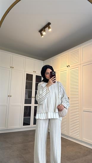 Çizgili Basic Takım