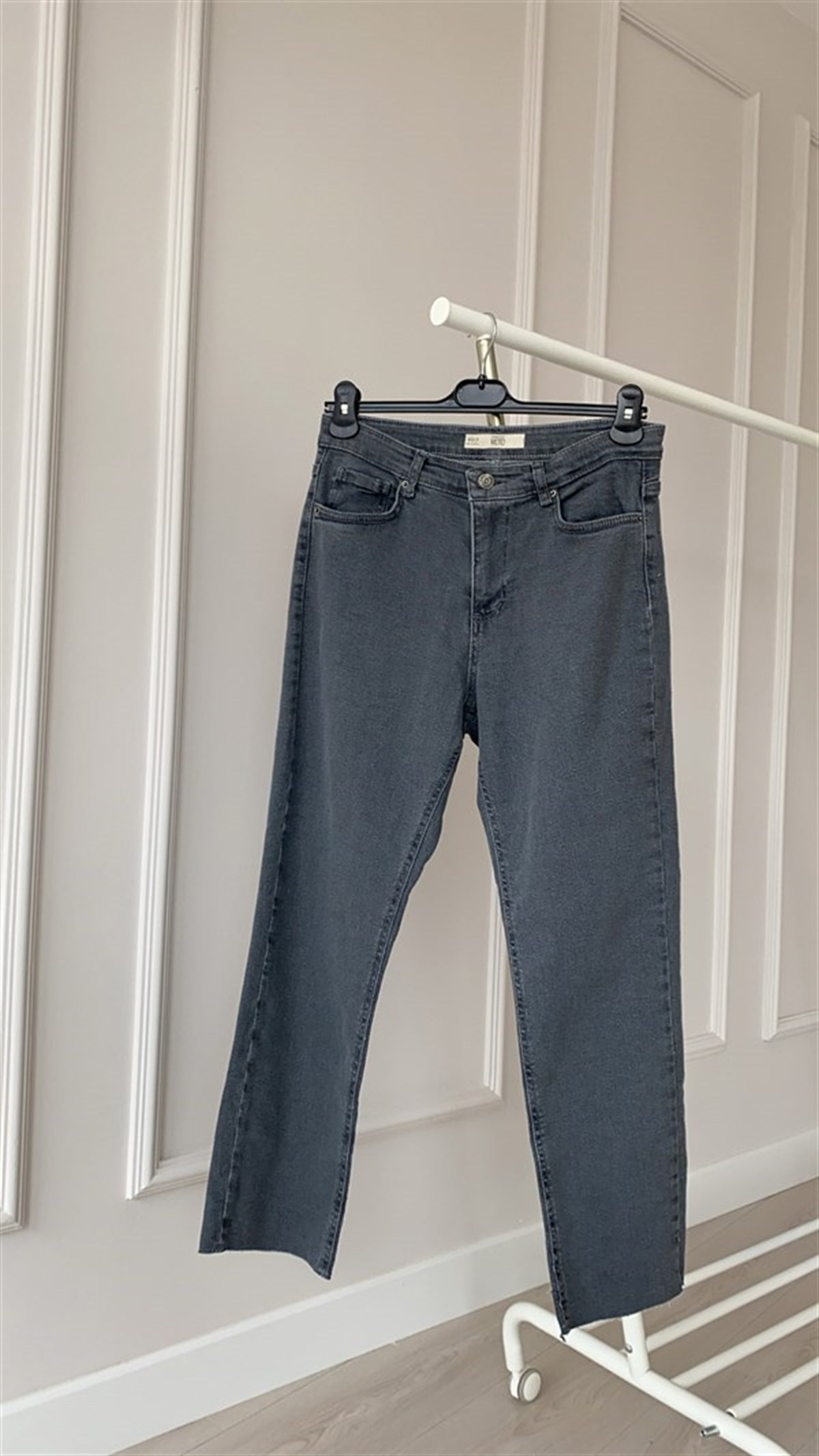 Açık Füme Mom Fit Jean