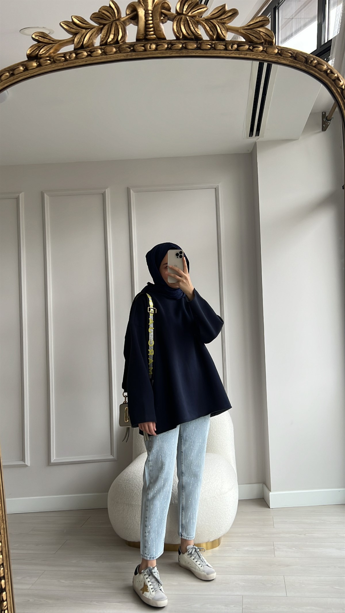 Basic Bisiklet Yaka Sweatshirt - Laci