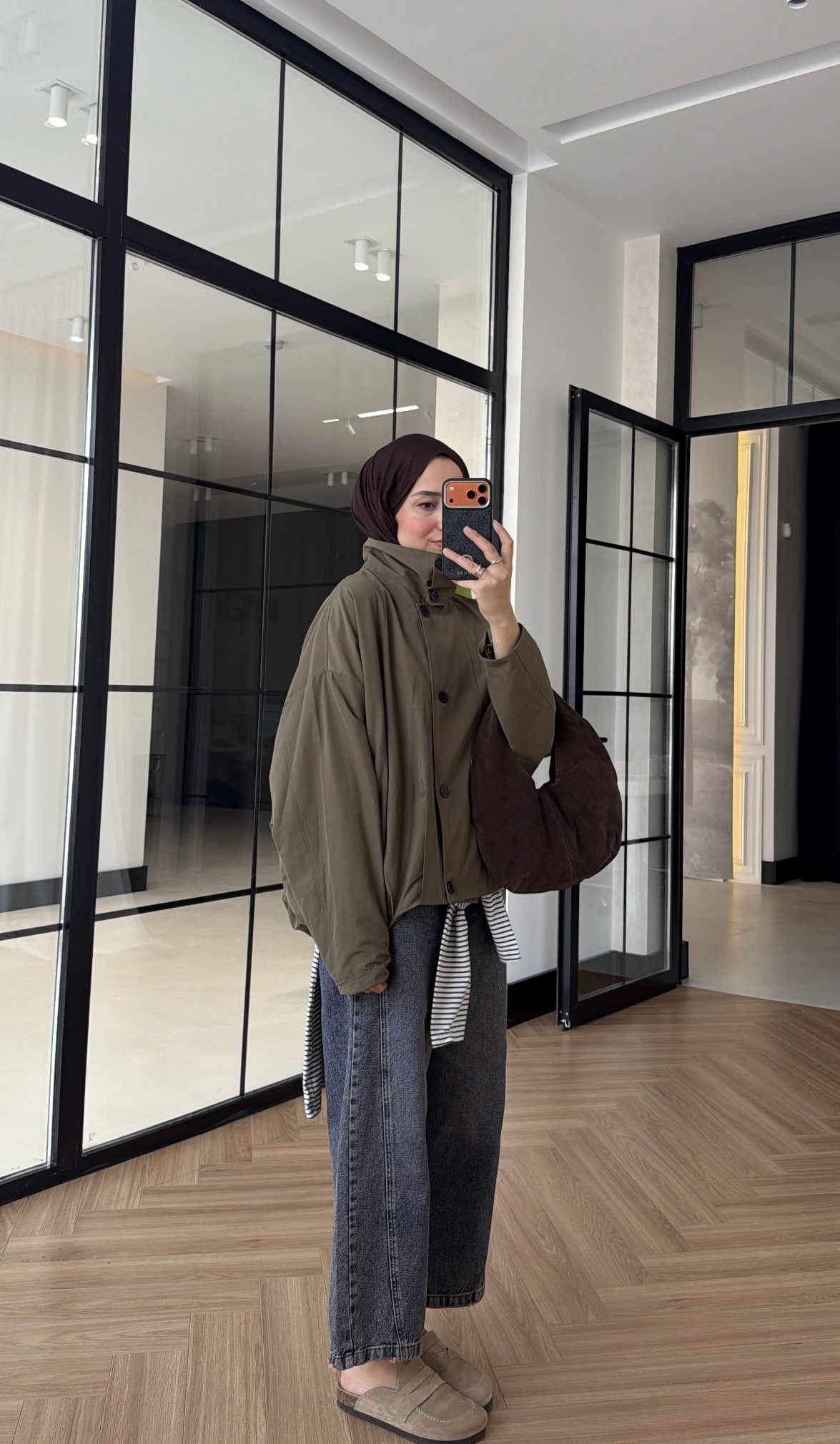 Danla Oversize Trenç Haki