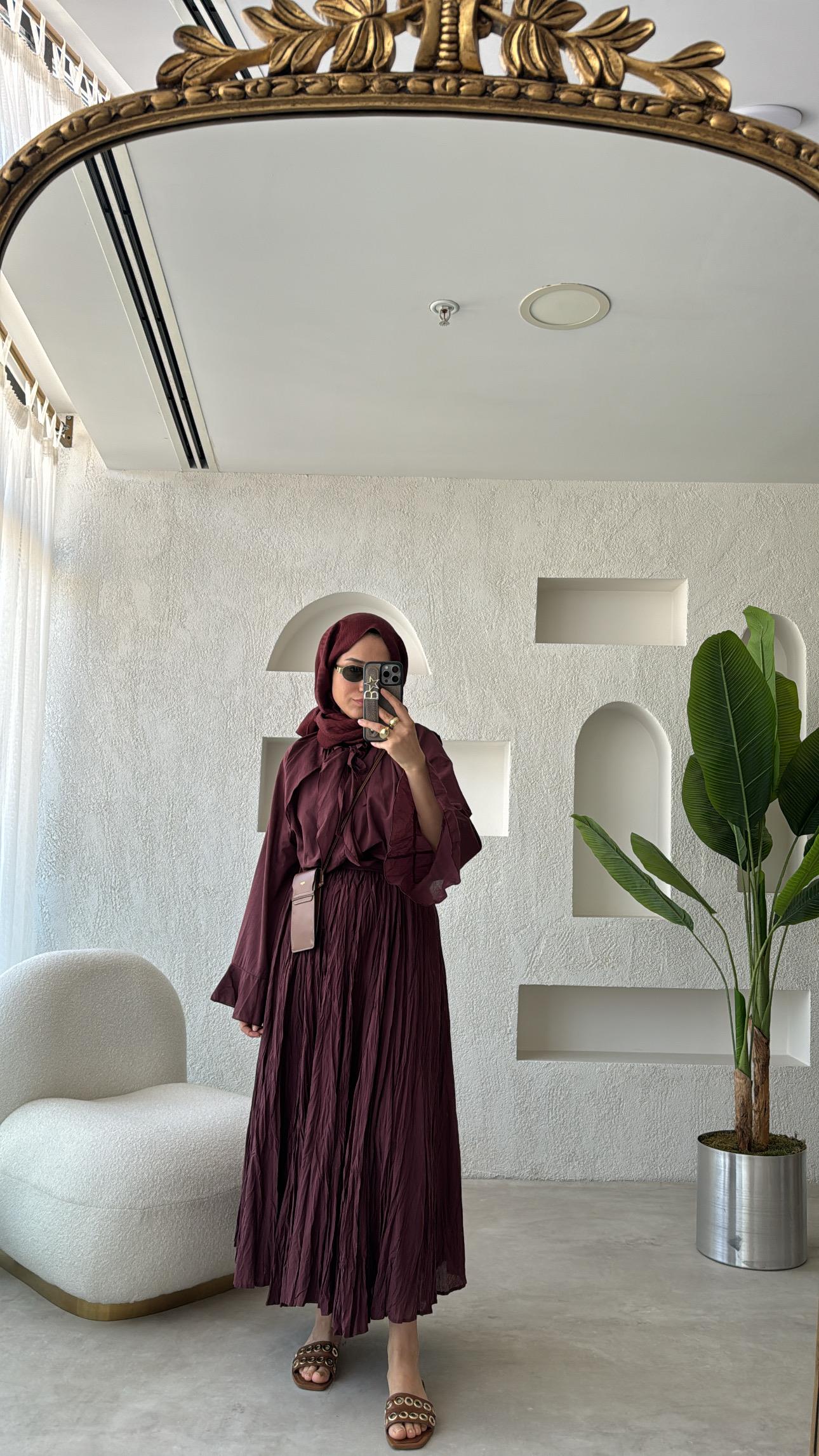 H&M Pamuk Vual Takım Bordo 