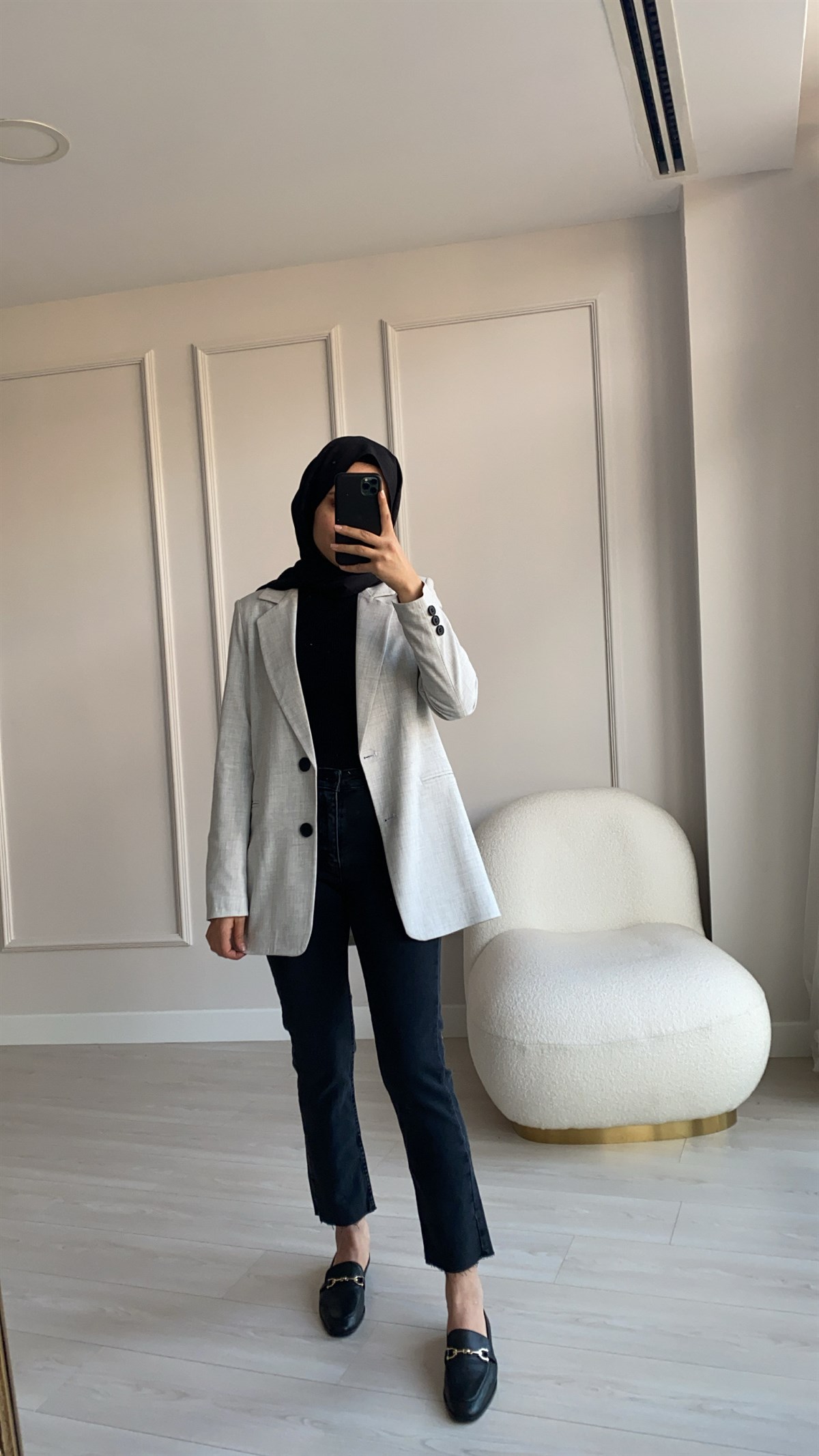 Kemer Detaylı Blazer Ceket 