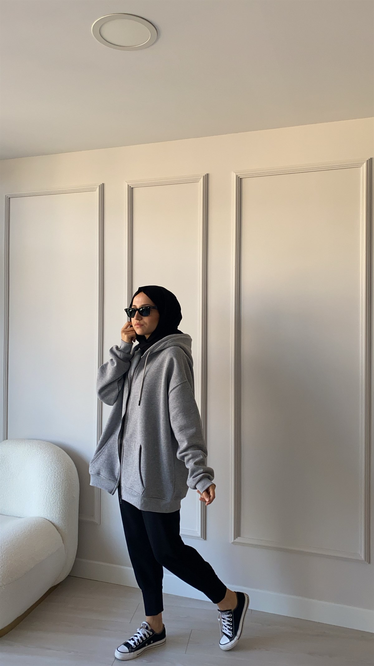 Polarlı Fermuarlı Hırka