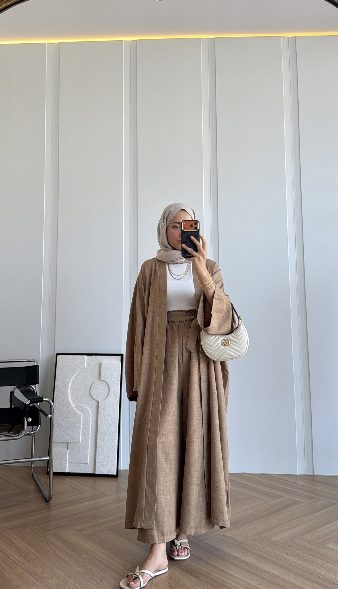 Premium Kimono Takım Kahve
