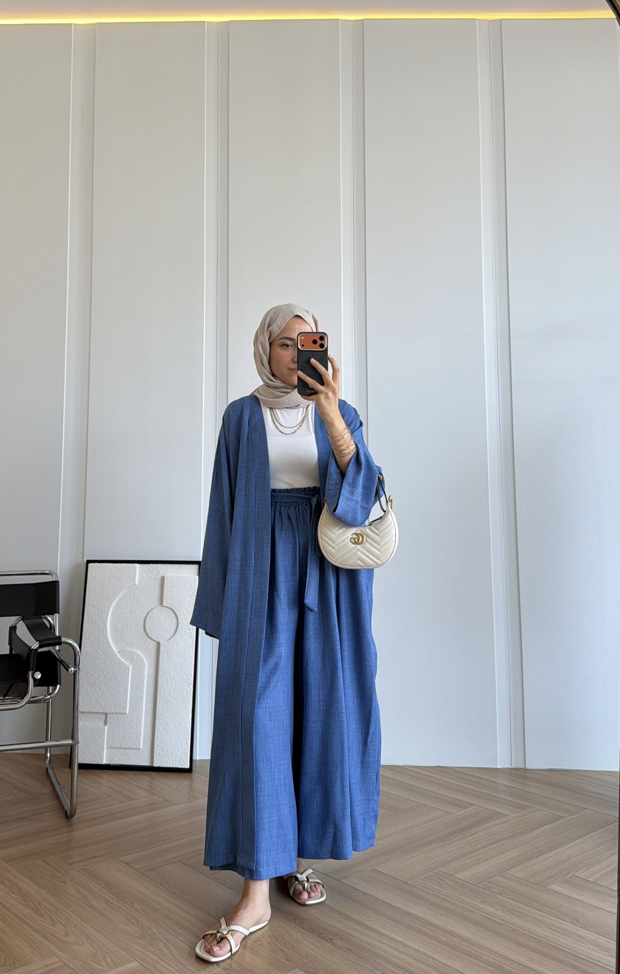 Premium Kimono Takım Mavi