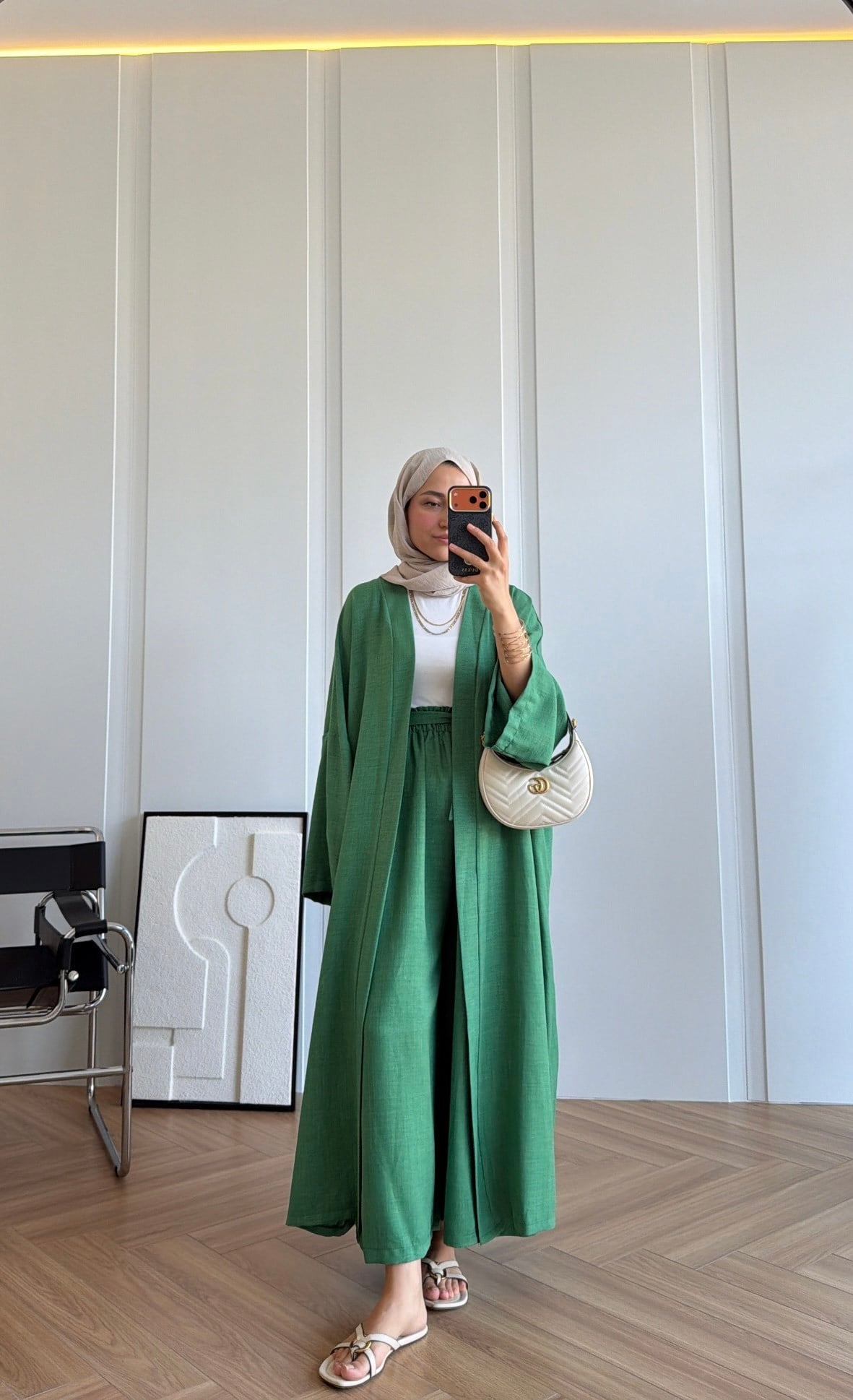 Premium Kimono Takım Yeşil