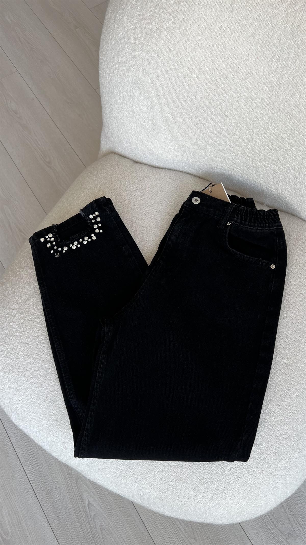 Premium Taşlı Jean 