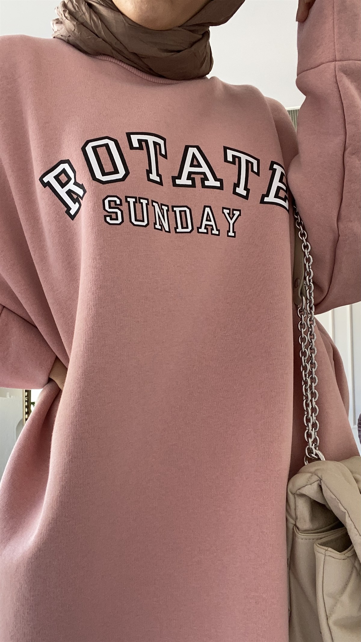 Rotate Şardonlu Sweat