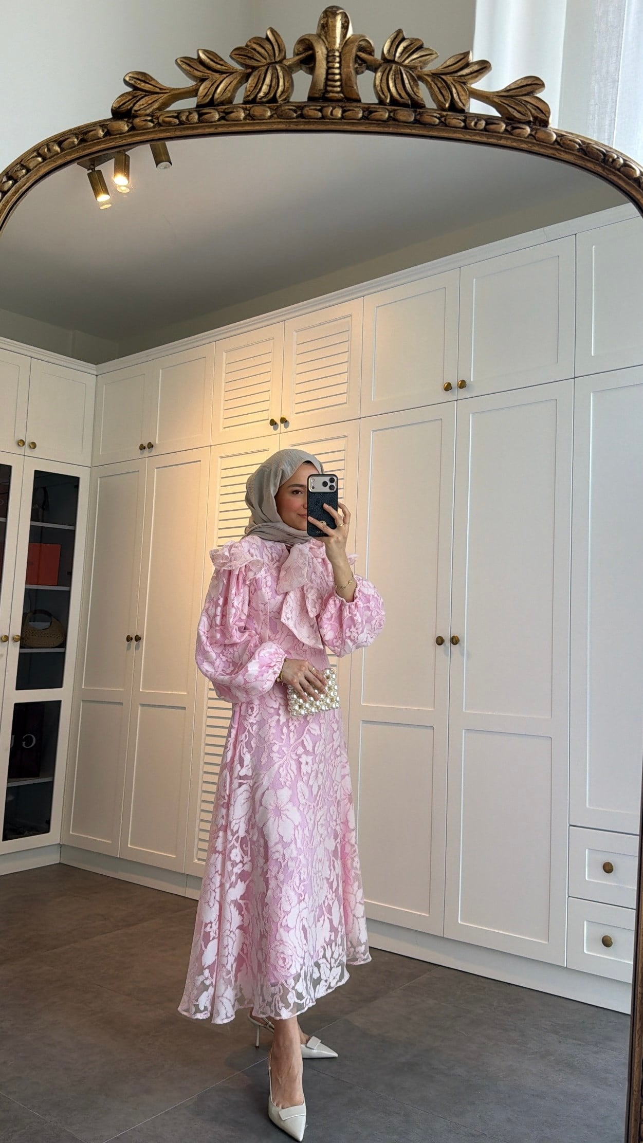 Royal Premium Elbise Pembe