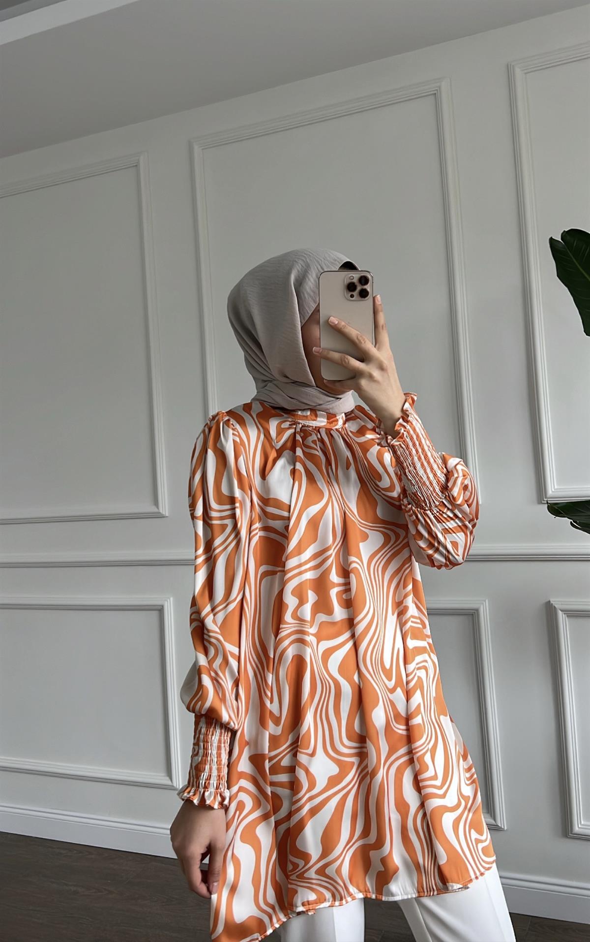 Saten Gipeli Tunik